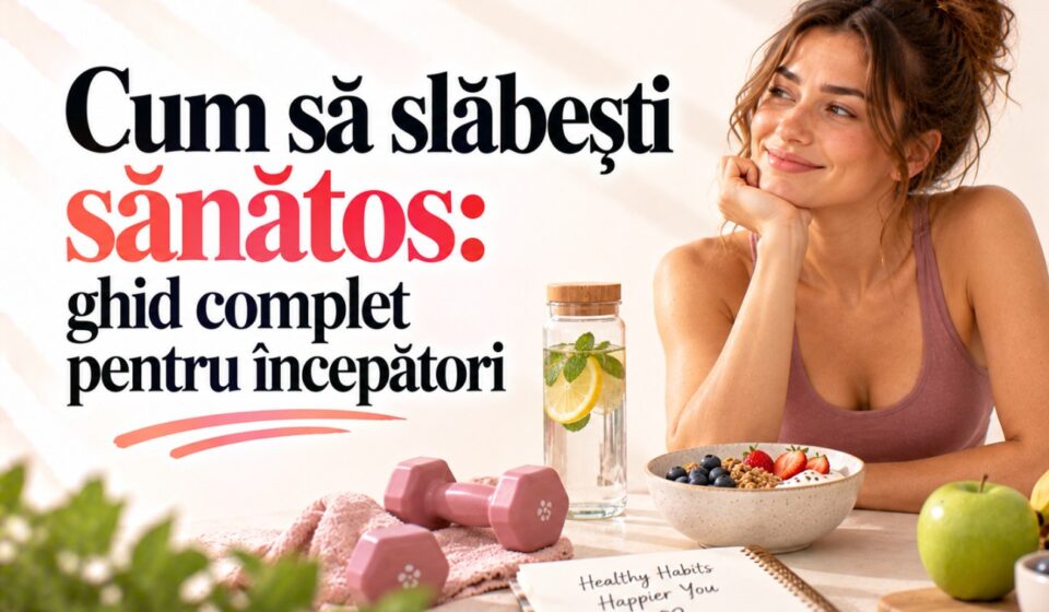 Cum să slăbești sănătos: ghid complet pentru începători