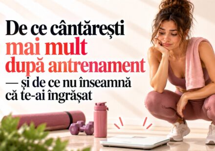 De ce cântărești mai mult după antrenament — și de ce nu înseamnă că te-ai îngrășat