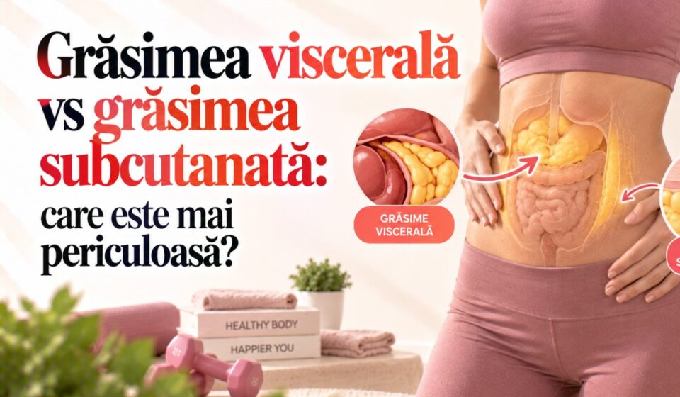 Grăsimea viscerală vs grăsimea subcutanată: care este mai periculoasă