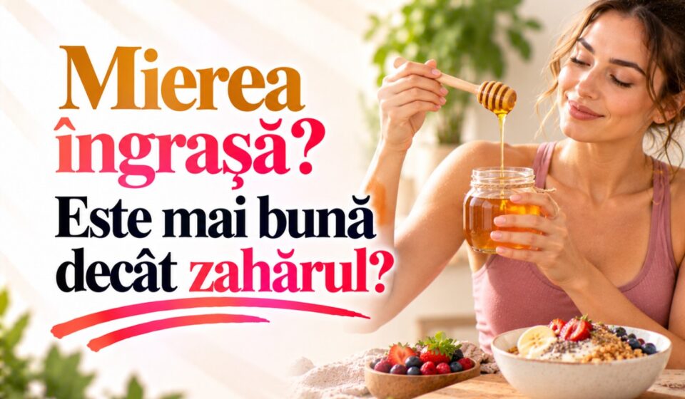 Mierea îngrașă? Este mai bună decât zahărul?