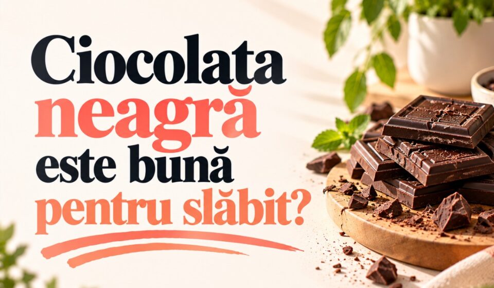 Ciocolata neagră este bună pentru slăbit?