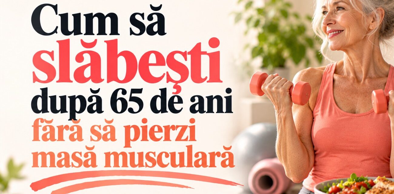 Cum să slăbești după 65 de ani fără să pierzi masă musculară