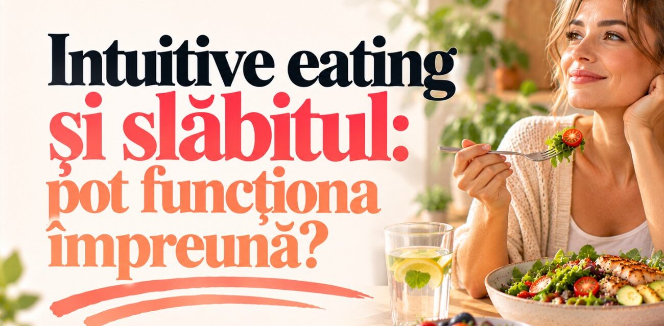 Intuitive eating și slăbitul: pot funcționa împreună?